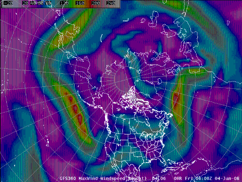 Jet Stream North Pole