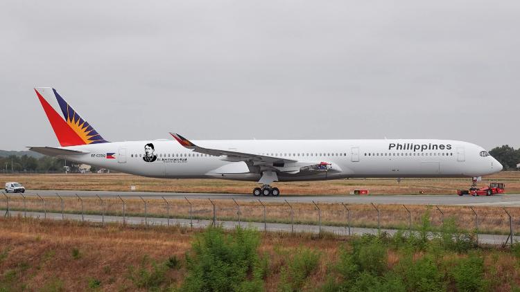 Philippine Airlines Airbus 350-1000 Dr. Jose Rizal livery 
