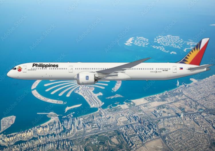 PAlL The Love Bus logo livery B787-10 Dreamliner 
